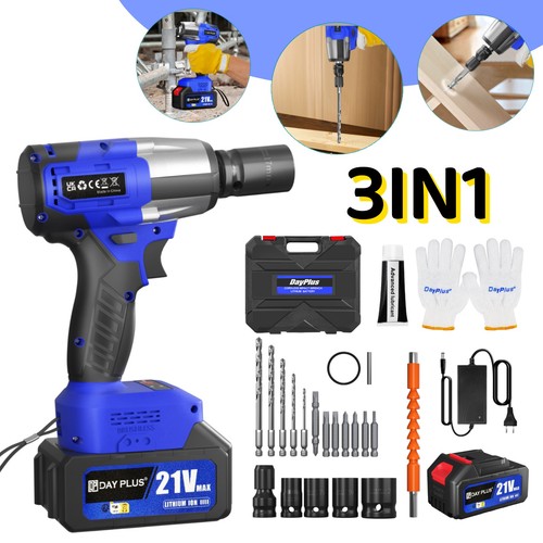 Battery cordless impact - 1/2,