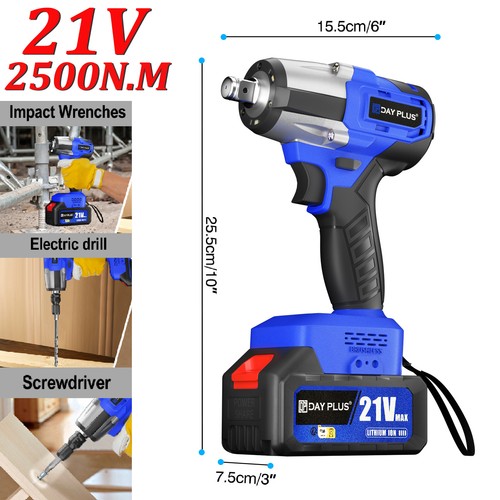 Cordless impact wrench - cordless, 2500nm