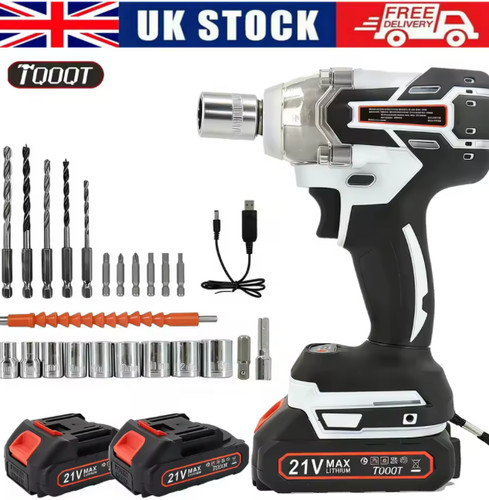 Cordless electric impact - 1/2",