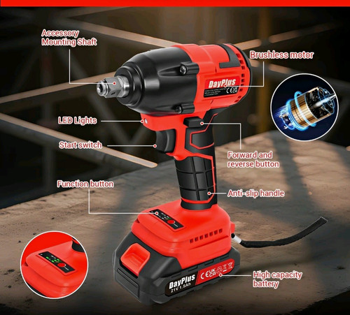 Dayplus 21v brushless cordless - 21v,